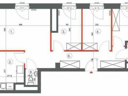 Mieszkanie + garaż podziemny, 4 pokoje, 68m2, Włochy