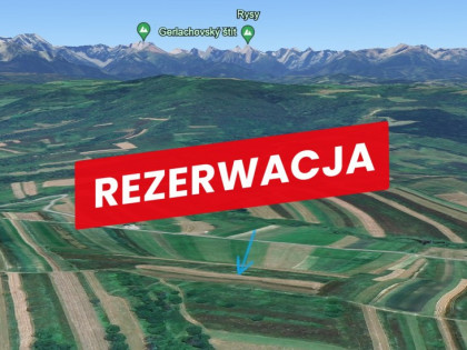 Działka rekreacyjna Łapsze Wyżne