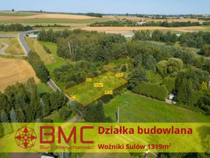 Działka budowlana Woźniki Sulów,