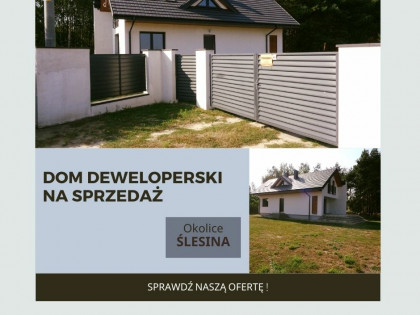 Dom deweloperski w sąsiedztwie lasu – Okolice Ślesina