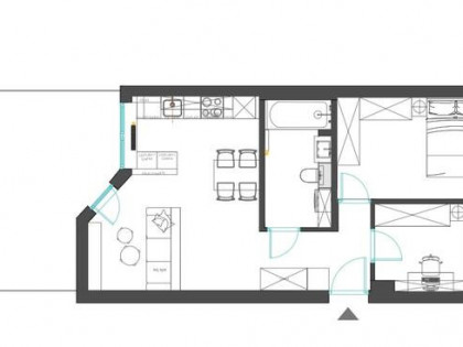 Bezpośrednio 52,1m2 |3 pok. |piwnica taras i garaż