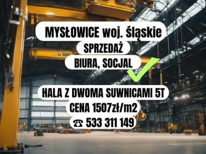 HALA 2 SUWNICE, WŁASNE TRAFO, GRUNT