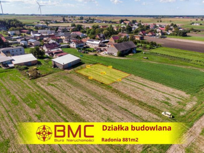 Działka budowlana Radonia gm. Wielowieś,