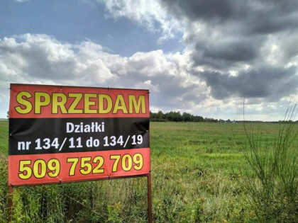 Sprzedam dzialke rolna 3000m2 Trebki Nowe