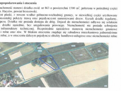 Konkurs syndyka - nieruchomość gruntowa w miejscowości Haczó