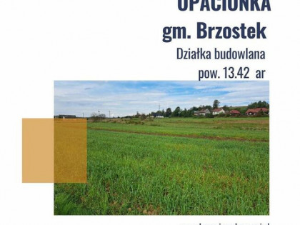 OPACIONKA gm. Brzostek działka budowlana 13 ar