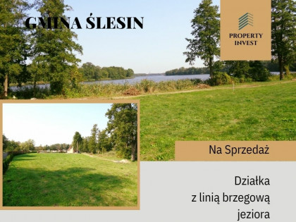 Gmina Ślesin – Działka z linią brzegową