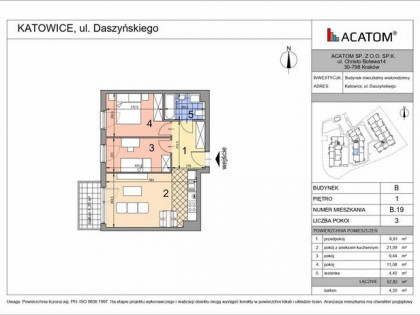 Nowe 3-pokojowe mieszkanie od dewelopera - Katowice