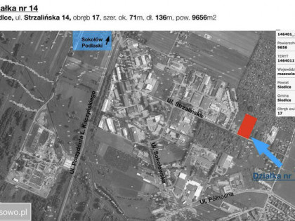 Działka inwestycyjna SIEDLCE