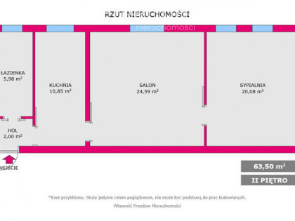 Klimatyczne 2 pokojowe mieszkanie na Nikiszowcu