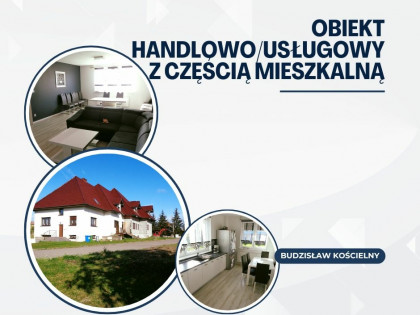 Budynek handlowo/usługowy z częścią mieszkalną