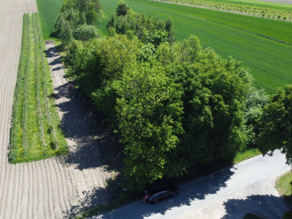 Szeroka działka budowlana 20a Wola Duża Kolonia