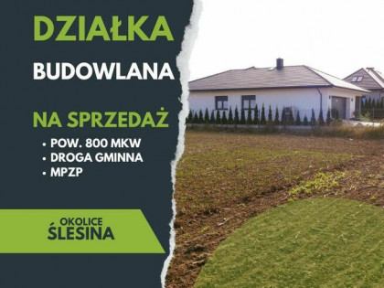 Ślesin – Działka w okolicach lasów i jeziora