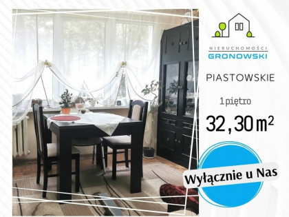 PIERWSZE PIĘTRO – Przytulne 32,30 m² na Osiedlu Piastowskim (REZERWACJA).