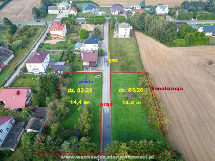 Działki budowlane obok Charsznicy - www.wachowicz.nieruchomosci.pl