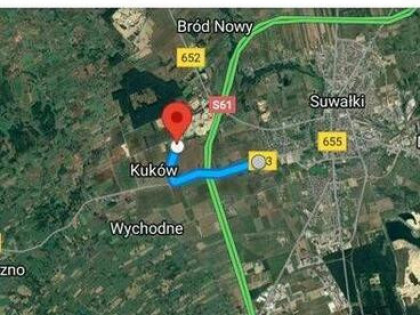 Działka w Kukowie 4km od Suwałk