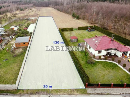 Mirów, Mączna, szerokość 20m, 2620m2 lub mniejsza