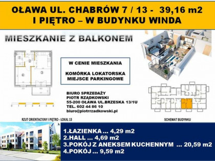 Oława2pokoje-Ip-39,16m2-balkon-klimatyzacja-winda