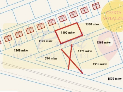 Działka 110zł/mkw w Grzędzicach.