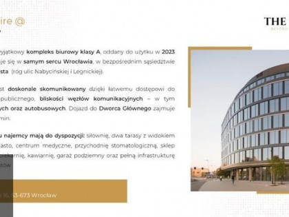 INFINITY – Przestronne Biura w Centrum Wrocławia