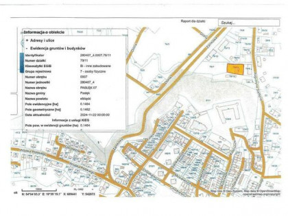 DZIAŁKA Z BUDYNKIEM USŁUGOWYM - POD ZABUDOWĘ MIESZKANIOWĄ