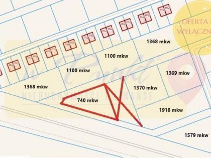 Działka jedyne 60zł/mkw w Grzędzicach!