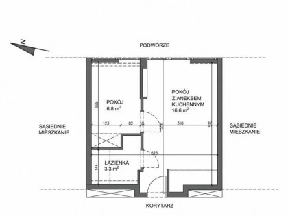 Mieszkanie ul Grzybowska 27m2