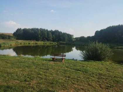 Dom na pięknej działce na górce nad jeziorem Jankowice