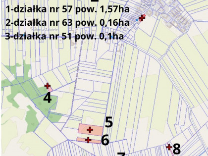 Działka Zabiele Zabiele