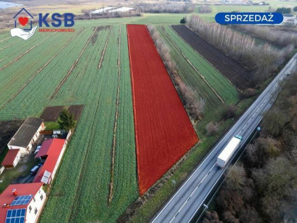 Działka usługowa 7675m2 przy drodze 9, Kunów