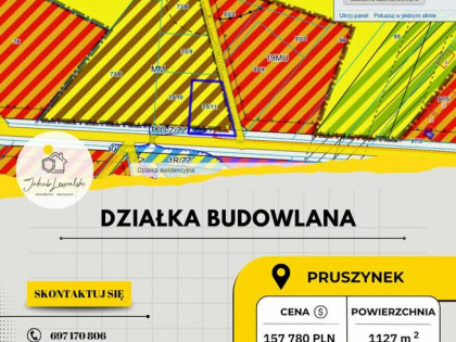 REZERWACJA Działka budowlana w okolicy Siedlec - Pruszynek