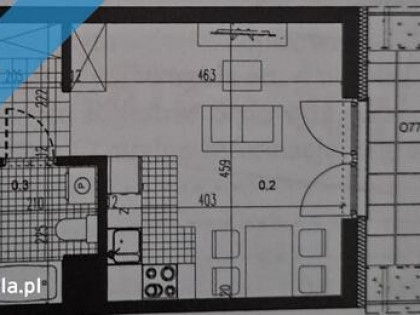 Sprzedam kawalerkę 30,65 m2 z ogródkiem 23 m2 ul. centralna