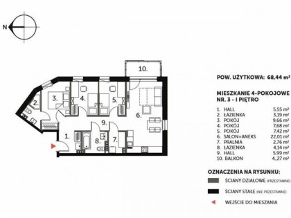 Ostatnie! Nowe 4 pokoje, 2 m. post. + komórka