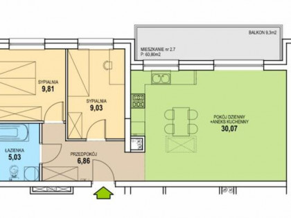 Mieszkanie Zielona Góra Łężyca, Łężyca-Inwestycyjna