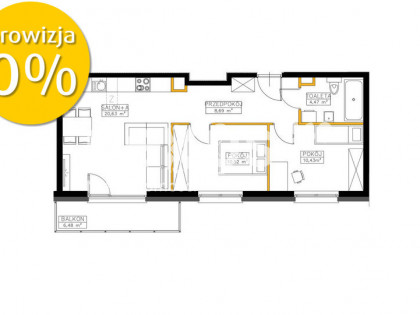 3 pokoje w super cenie - 0% prowizji