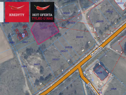 Działka Borkowo ul. Kartuska