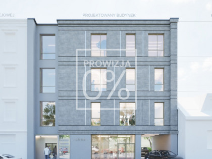 Centrum - działka z projektem budynku usługowego