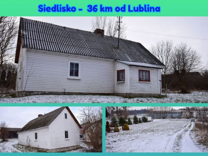 Siedlisko na wsi 35 km od Lublina.