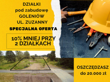 Możliwość zakupu dwóch działek z 10% rabatem!