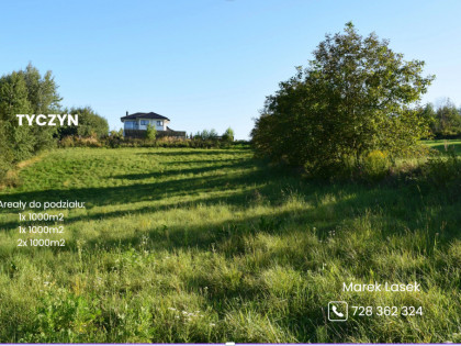 Działki budowlane od 10a do 47a w Tyczynie