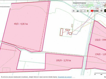Duże działki rolno-budowlane pod lasem