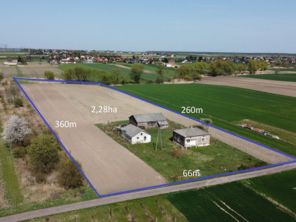 Działka 2,3 h wraz z domem ul. Bławatkowa, Lublin.