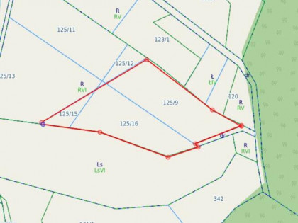 Działka 6005 m², Blisko jeziora i lasu, Inwestycja