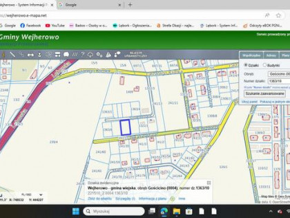 Sprzedam działkę w Gościcinie 1000m2 mieszkalno- usługowa