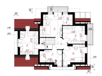 Dwa domy jednorodzinne z garażem w budowie.