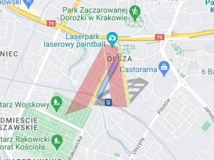 Działka Kraków Śródmieście, Olsza ul. Brogi