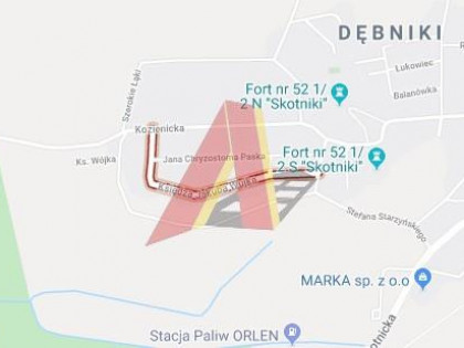 Działka Kraków Podgórze, Skotniki ul. Starzyńskiego