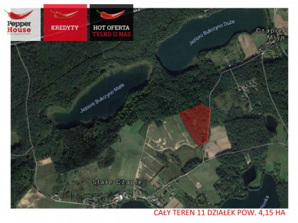 Działka Stare Czaple ul.  