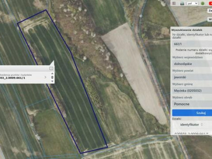 Działka z potencjałem 2,48 ha POMOCNE