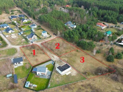 3 działki budowlane Mały Rudnik k. Grudziądza